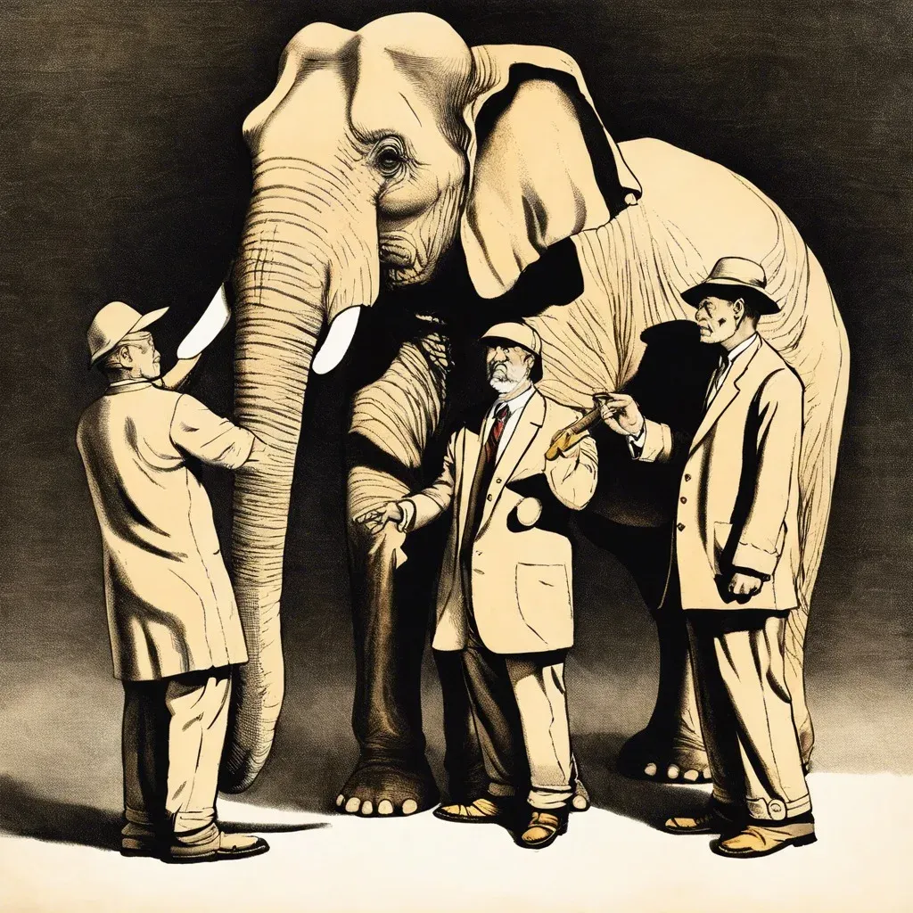 Image from “The Blind Men and the Elephant: Embracing AI to Understand Our Shared Humanity”